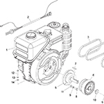 Kubota EA330 Engine Assembly